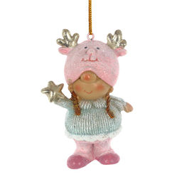 Фигурка декоративная "Дети", L4,5 W3,5 H8 см, 6в.