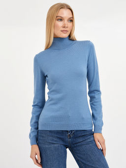 водолазка женская базовая из шерсти - Glenfield фото 4