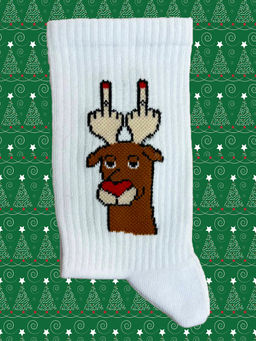 Носки НГ р.35-40 TxT Олень с рогами