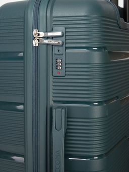 LACCOMA комплект из трех чемоданов ПП809-Темно-зеленый PP-пластик полиэстр  фото 4