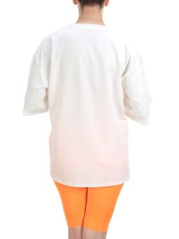 KD-795 WHITE/ORANGE Костюм-двойка женский 7986 TREND