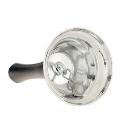 Колокольчик металлический, звонок настольный Shine, 12×6.5 см, серебряный