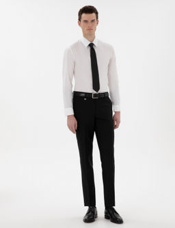 Beyaz Slim Fit Uzun Kollu Basic G_mlek - Pierre cardin фото 4