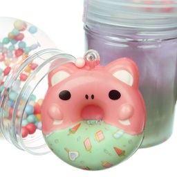 Лизун - слайм с игрушкой, цвета МИКС