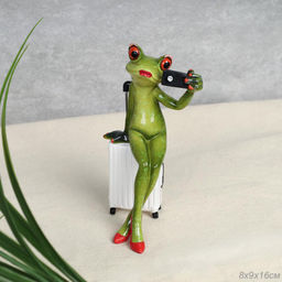 Фигурка Лягушка путешественница 17 см / YX39051 /уп 24/