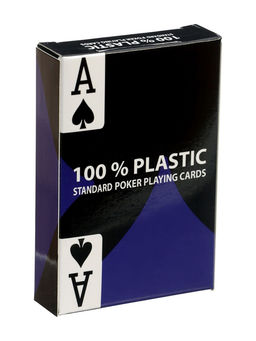 Карты игральные пластиковые, колода 55 шт., 6.5×9×2 см, МИКС