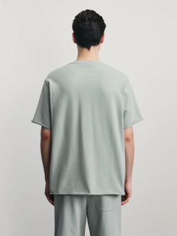 Футболка из плотного хлопка / Zarina фото 13