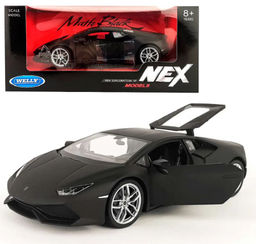 Welly. Машинка 1:24 "Lamborghini Huracan Coupe" арт.24056MA-W черный матовый
