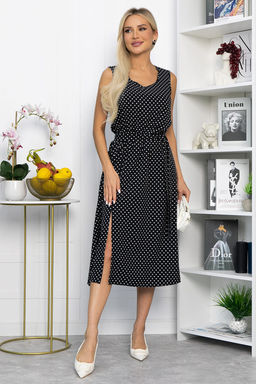 Платье Поцелуй солнца (черное) П13904-19М