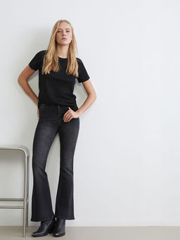 Flare Kad?n Jean Pantolon