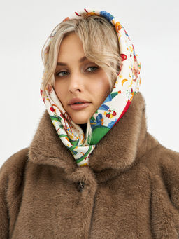 Шуба женская с поясом - Glenfield фото 13