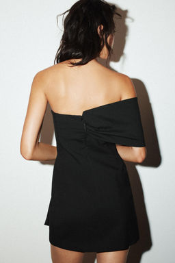 STRAPLESS SHORT DRESS - Zara фото 6