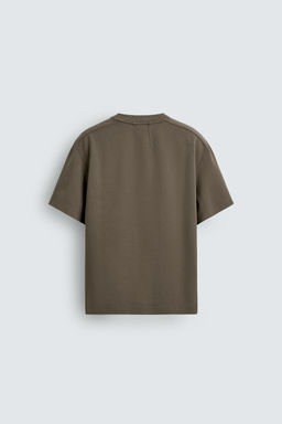 CAMISETA RELAXED FIT COSTURAS / Vis?n medio - Zara фото 8