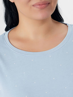 Сорочка ночная женская голубая - Mark formelle фото 4