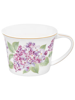 Чайная пара 2 пр. 250 мл 12,5*9,5*7 см "Сирень" фарфор NEW BONE CHINA