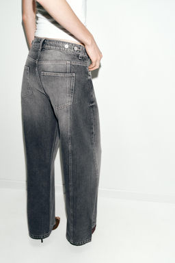 Z1975 WIDE LEG MID-WAIST SEAM JEANS - Zara фото 15