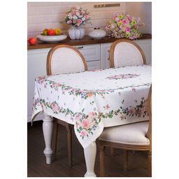 СКАТЕРТЬ ВИНТАЖ 160Х220 ,КРЕМОВЫЙ, 100