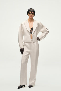 SATIN BLAZER ZW COLLECTION - Zara фото 2
