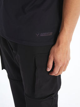 Bisiklet Yaka Erkek Spor Ti??rt