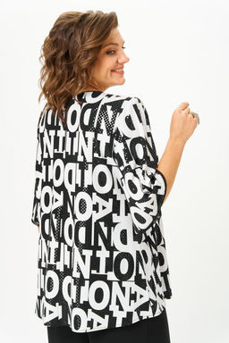 Блуза Svetlana Style 5036 черный+буквы