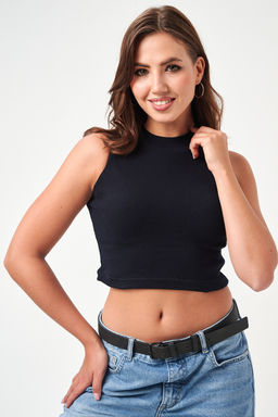 52714 топ укороченный с горлом - Натали фото 37