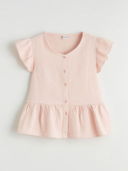 V Yaka F?rf?r Detayl? M?slin K?z ?ocuk G?mlek