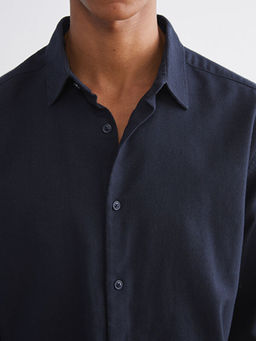 Regular Fit Uzun Kollu Gabardin Erkek G?mlek