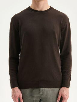 Bisiklet Yaka Erkek Triko Kazak