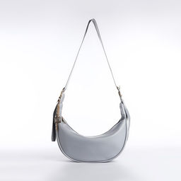 Сумка женская из искусственной кожи NAZAMOK, 28х15 см, серый цвет  фото 4