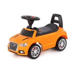 Каталка-автомобиль SuperCar №2 со звуковым сигналом (оранжевая)