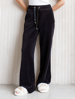 Прямые брюки из бархатистого велюра - Vilatte фото 10