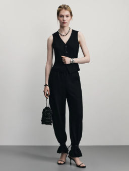 Широкие брюки изо льна / Zarina