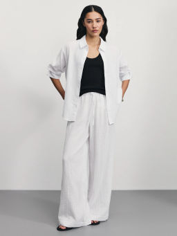 Рубашка из муслина с рукавом 3/4 / Zarina  фото 3