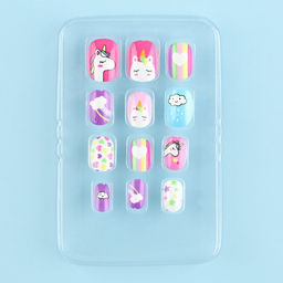 Детские накладные ногти «Розовая мечта», 12 шт.