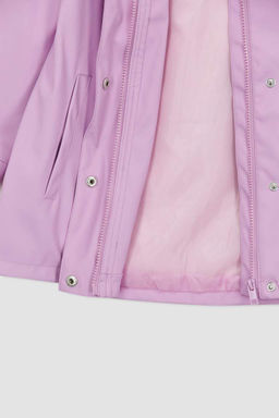 Водонепроницаемый плащ с капюшоном для девочек - Defacto фото 10