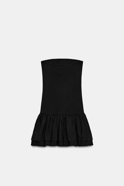VESTIDO MINI VOLANTES / Negro - Zara фото 10