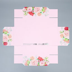 Коробка подарочная складная, упаковка, «Цветы», 21 х 15 х 7 см