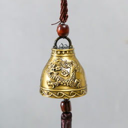 Колокольчик металл Китайский дракон 4,7х4,7х34 см - Simaland фото 2