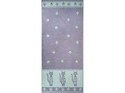 Полотенце махровое 6с102.411ж1 Коты(мятный2) 67х150см