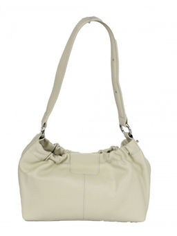 Сумка женская натуральная кожа XYN-3575, 1отд+еврокарман, плечевой ремень, молочный SALE 264903 - Adelia фото 2