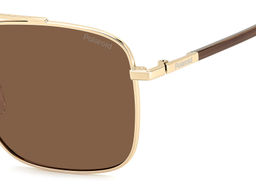 Солнцезащитные очки POLAROID PLD 4192/G/S/X Золотой, мужские  фото 4