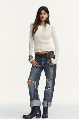 JUMPER WITH WAISTCOAT DETAIL