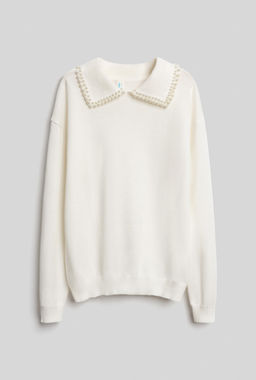 Джемпер детский для девочек Rafaela молочный - Acoola фото 2