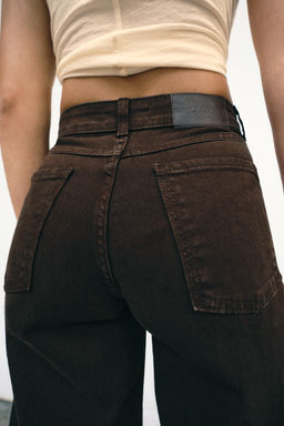 JEANS Z1975 CULOTTE TIRO ALTO COMFORT / Marr?n - Zara фото 18