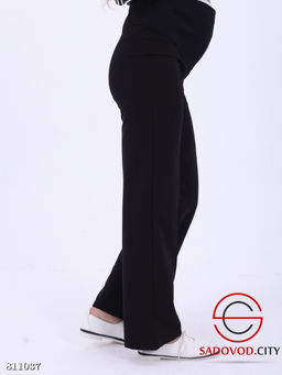 Женские брюки для беременных с плотной тканью и начесом