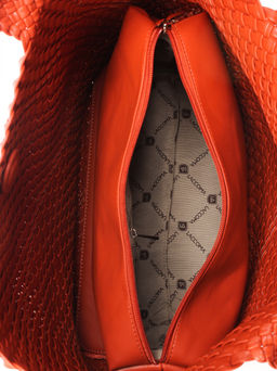 LACCOMA сумка СУ1033-оранжевый эко кожа хлопок фото 5