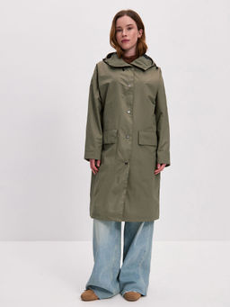 Плащ женский OVERSIZE 25271-465 хаки