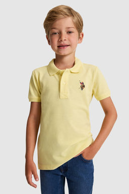 Erkek Гocuk AГДk SarД Polo Yaka Basic TiЕГrt