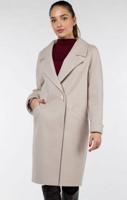 Пальто демисезонное в составе ШЕРСТЬ - El podio фото 2