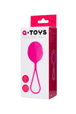 Вагинальные шарики TOYFA A-Toys Rosi, силикон, розовый, 10,5 см